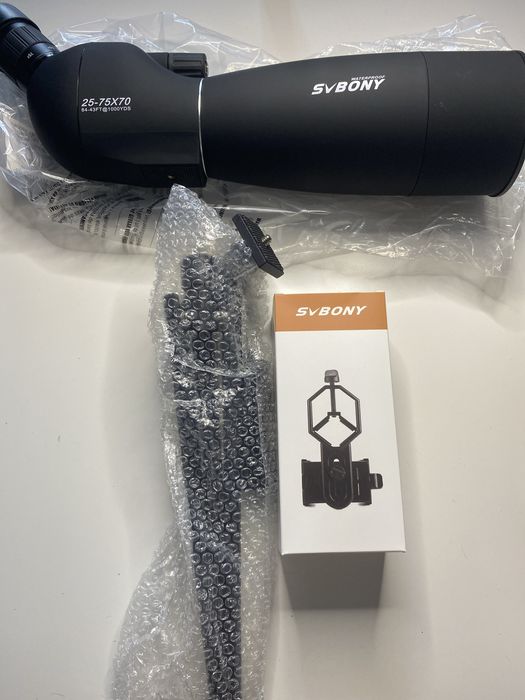 Svbony SV28 Teleskop obserwacyjny 25-75X70 z Adapterem