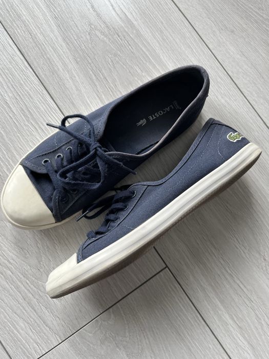 Lacoste buty damskie 37 tenisówki trampki granatowe sneakersy adidasy