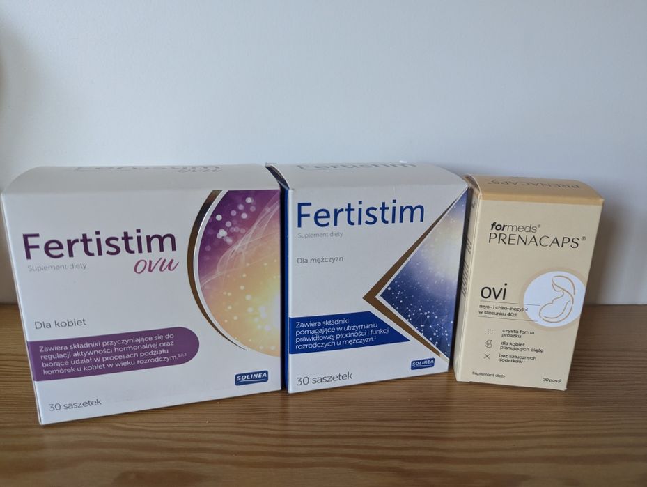Zestaw suplementów dla pary Fertistim Prenacaps