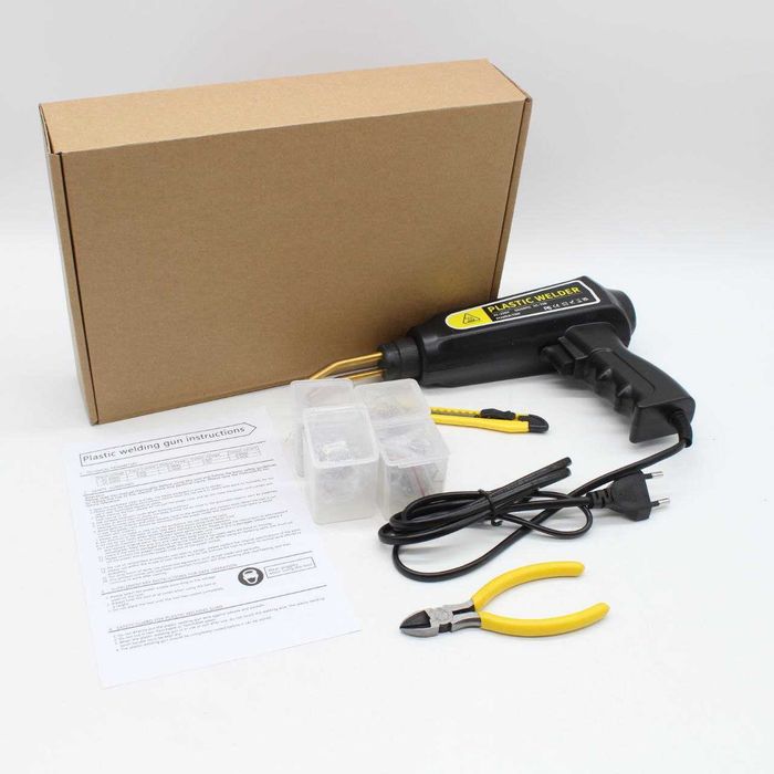 Паяльник для пластику 70Вт 220V +200 скоб для ремонту бамперів