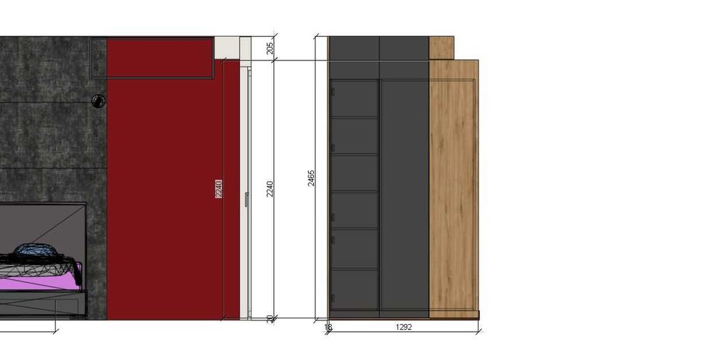Szafa ubraniowa garderobiana
