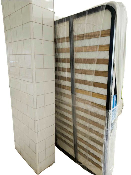 Cama Solteiro c/ colchão e estrado