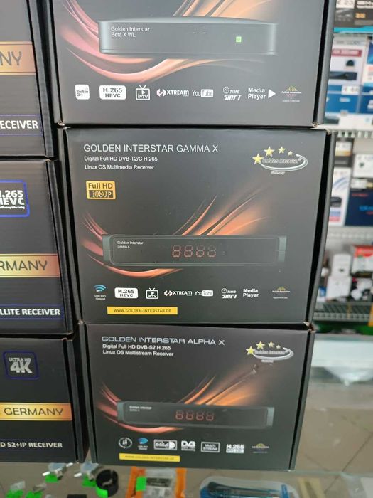 Recetores LINUX marcas Octagon e Golden