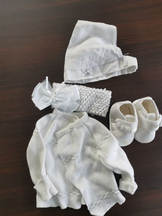 Zestaw do chrztu dziewczynka 62/68 komplet