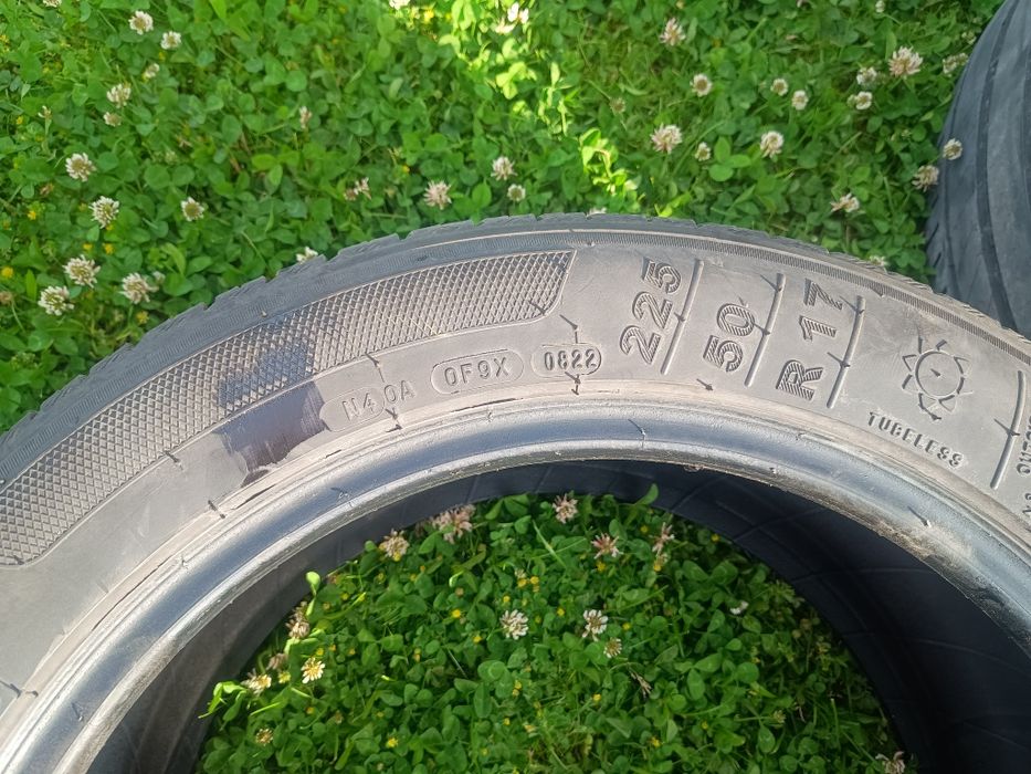 Opony kleber 2022r 225 50 R17 ochrona rantu