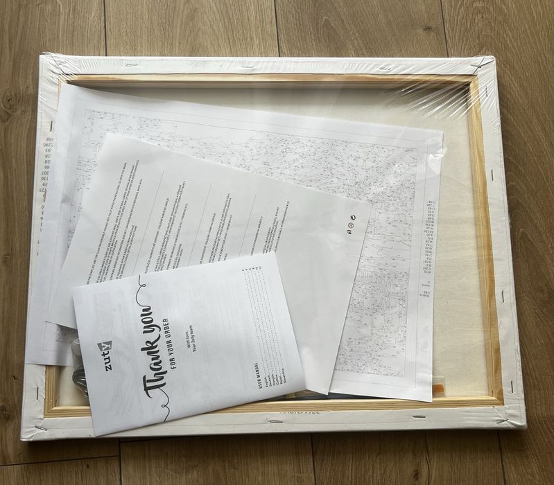 Malowanie po numerach 40 × 50 cm – miasto nad wodą