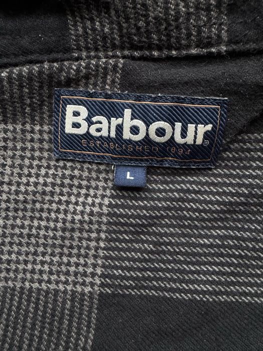 Фланелева сорочка-куртка Barbour Overshirt | Оригінал | Розмір L