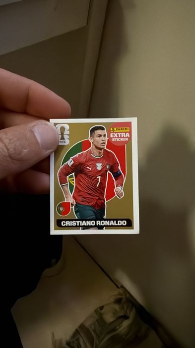 Cromo Ronaldo ouro