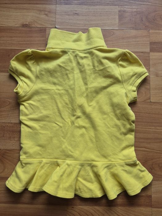 Polówka z falbanką Ralph Lauren