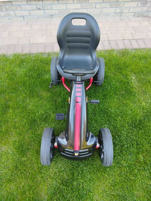 Gokart na pedały dla dzieci MILLY MALLY Abarth Czarny