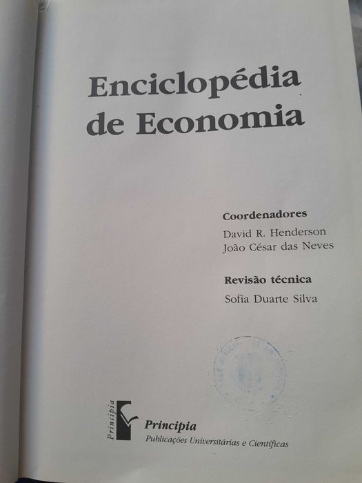 Enciclopédia de Economia de David R. Henderson e João César das Neves