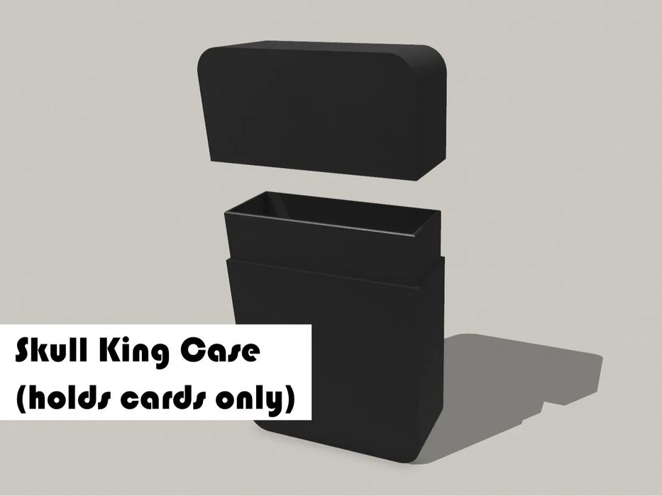 Caixa Skull King para Cartas
