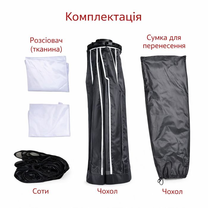 16-кутний софтбокс 70 см під BOWENS і соти у комплекті