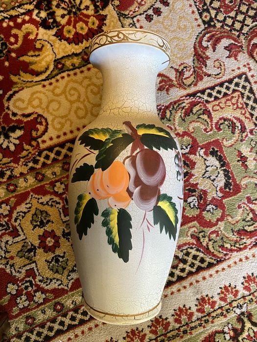 Vaso com motivos florais