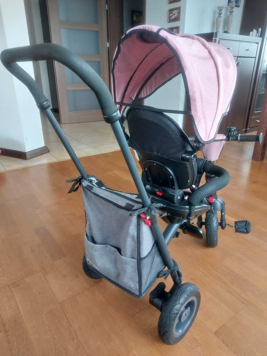 Rowerek trójkołowy dziecięcy z daszkiem LIONELO 2w1