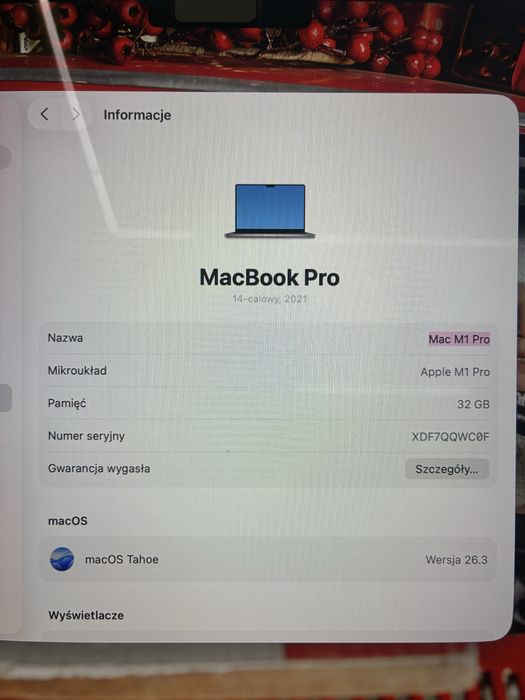 Macbook Pro M1  1TB