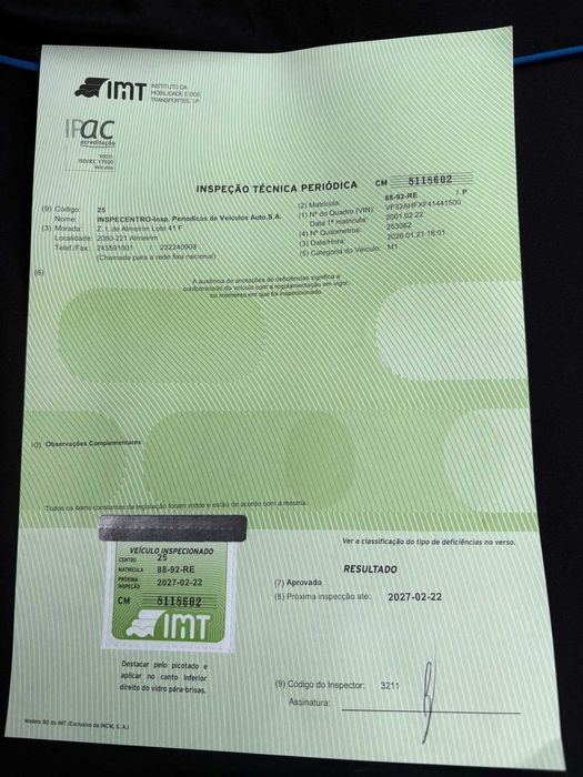 Peugeot 206 1.1 Gasolina - Inspeção válida até 2027