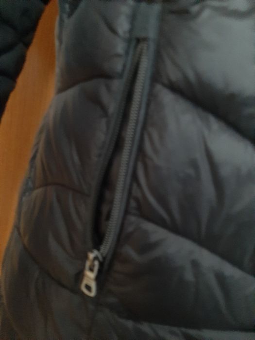 Kurtka damska zimowa dłuższa płaszcz pikowany