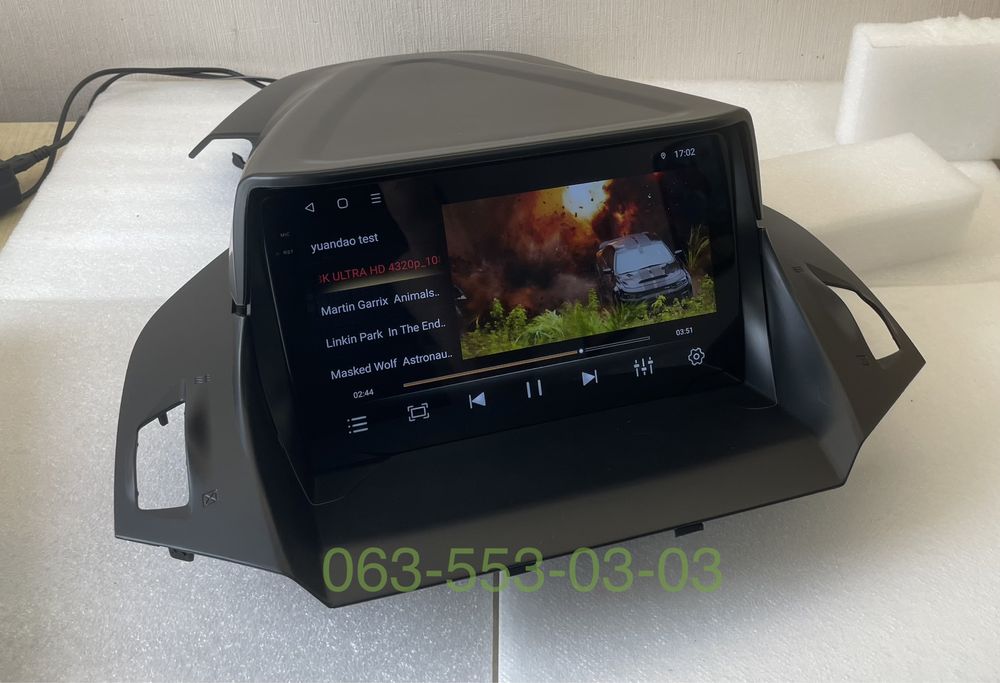Ford escape (kuga) магнитола 8 ядер 4/64Gb 4G Sim QLED Премиум CarPlay