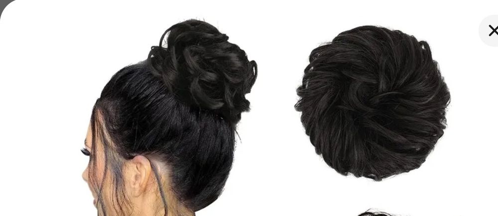 Хвіст з волосся, резинку з волосся