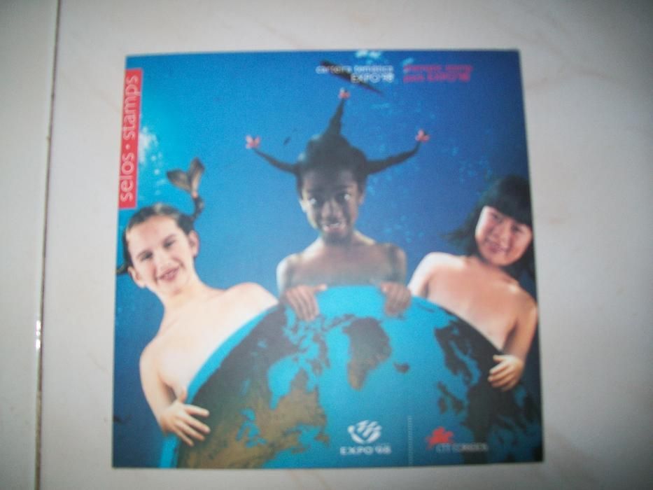 Carteira de selos expo 98