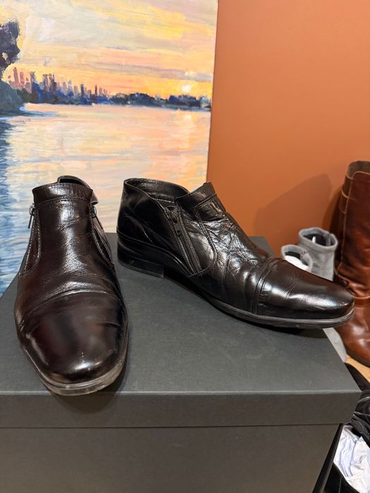 Czarne buty męskie 42 skóra