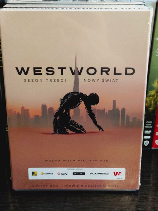 Westworld kolekcja, sezony 1-4 DVD, nowy, folia
