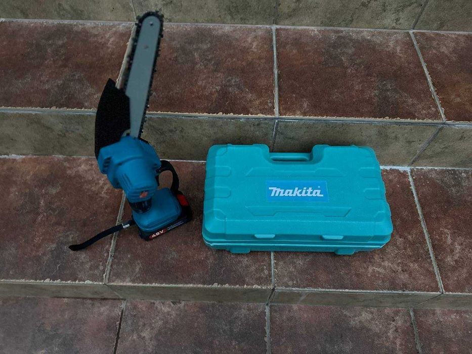 Мини пила аккумуляторная цепная 20см Makita +2️⃣акб‼️ Пилка Макита 8"