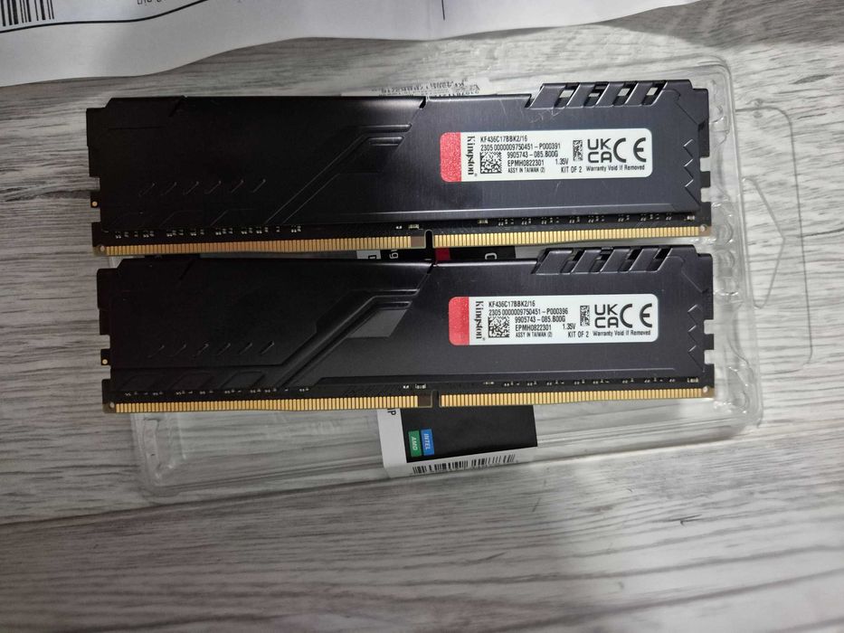 пам'ять DDR4 16GB (2x8GB) 3600MHz Kingston FURY гарантія. Trade-IN