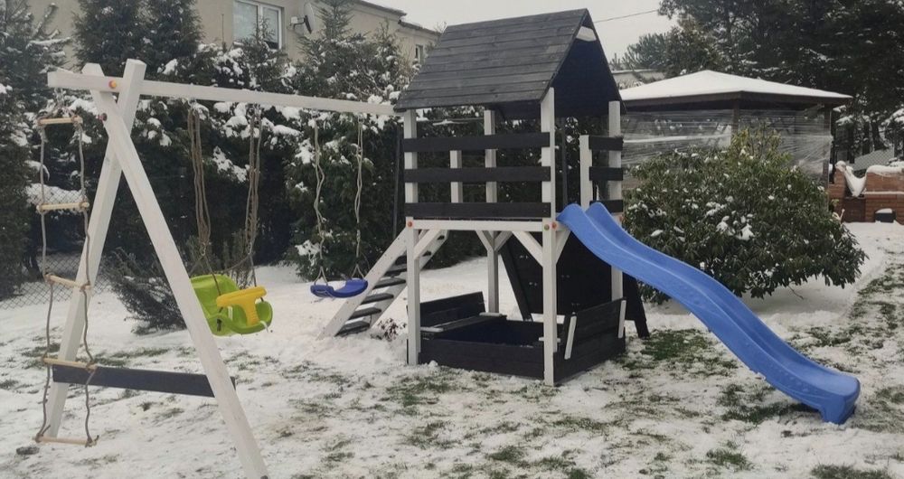 Montaż GRATIS Plac zabaw dla dzieci Domek Huśtawki