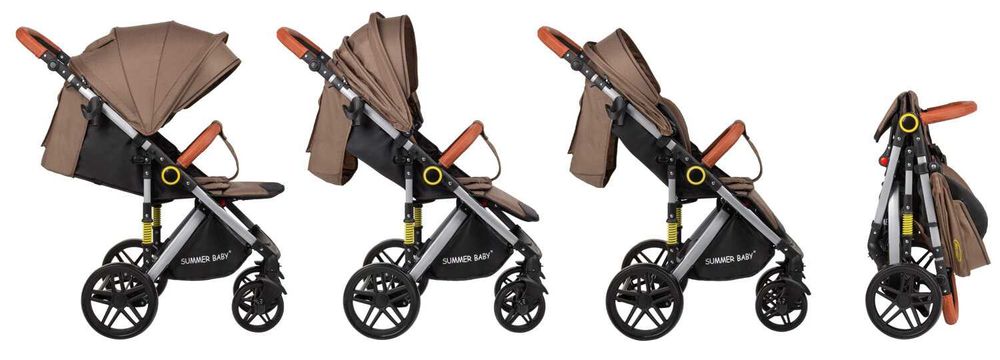 Wózek Spacerowy Sempre Duże koła dla lepszej stabilności tylko wysyłka