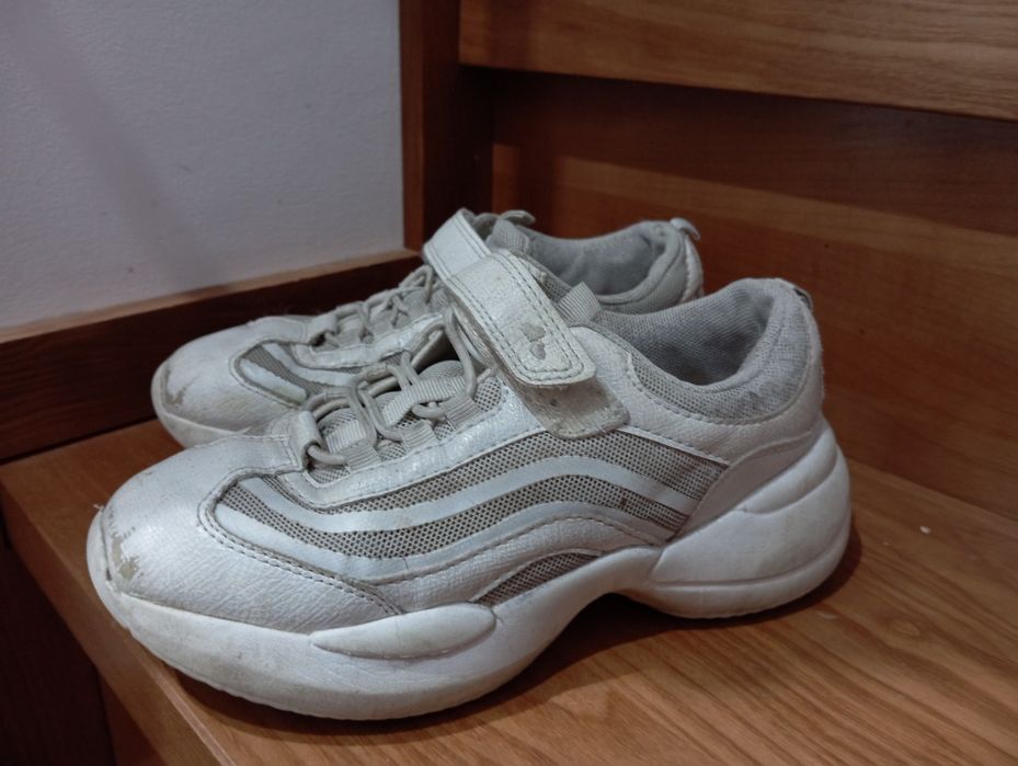 Buty adidasy 33 białe dla dziewczynki