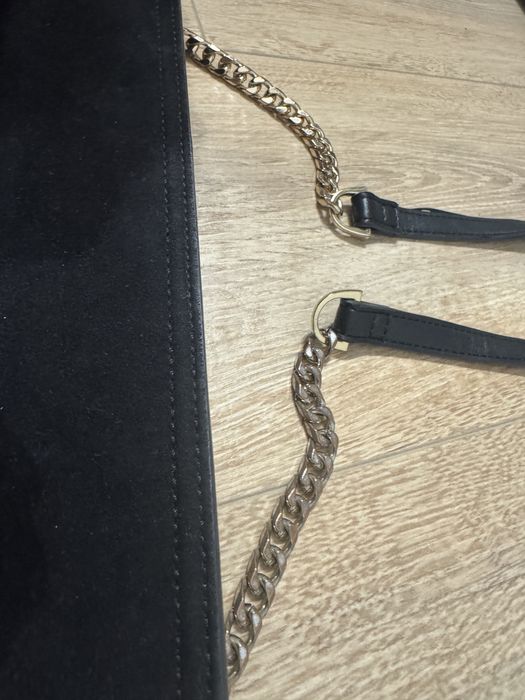 Torebka topshop kopertowa czarna ćwieki