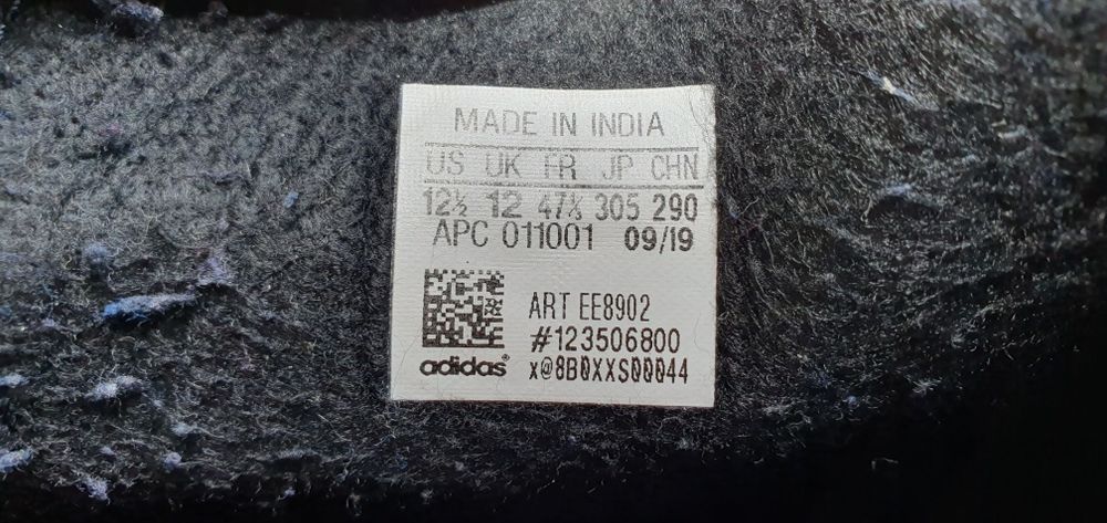 Buty czarne męskie Adidas rozmiar 47⅓ wkładka 30,5cm