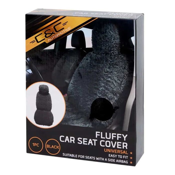 Pokrowiec na fotel samochodowy BUBBLE BLACK C&C