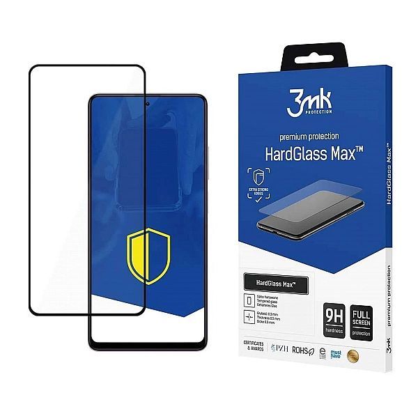 Szkło 9h 3mk HardGlass Max™ na Redmi Note 12 Pro / Pro+