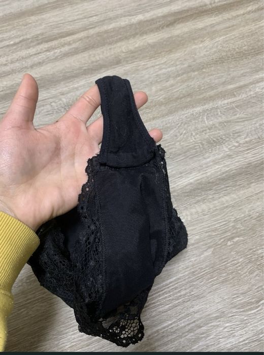 Черное кружевное боди