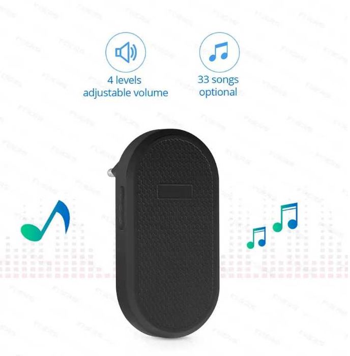 Бездротовий дверний дзвінок Fuers Беспроводной дверной звонок на 150 м