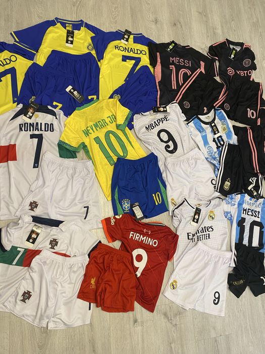 Футбольні форми роналдо мессі мбаппе неймар на 5 6 7 8 9 10 11 12 рокі
