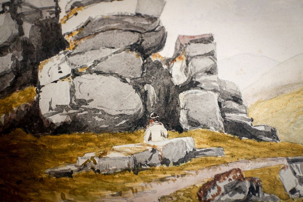 DAVID HALL MCKEWAN (1816 a 1873) - Aguarela Original