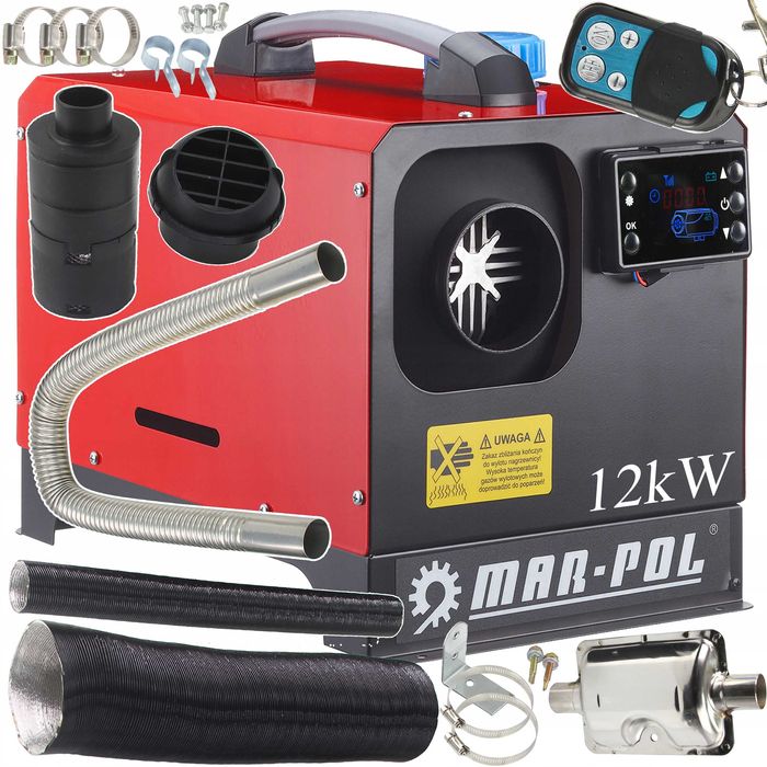 Дизельний обігрівач Mar-Pol 12 кВт webasto дизель 12v +230 v