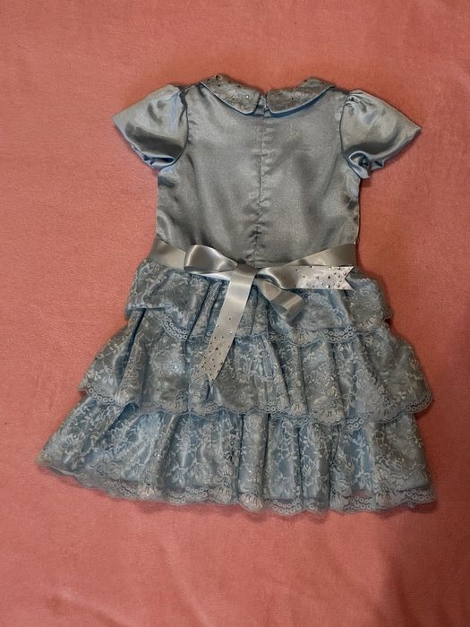 Сукня для дівчинки 3-5 років, плаття сніжинка краплинка