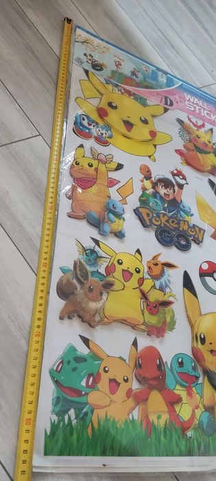 Naklejki ścienne 3d Pokemon nowe
