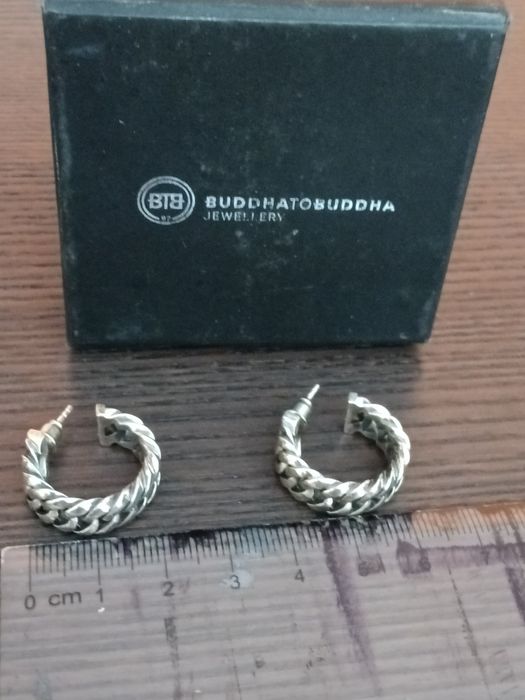 Brincos em prata 925, Buddha to Buddha