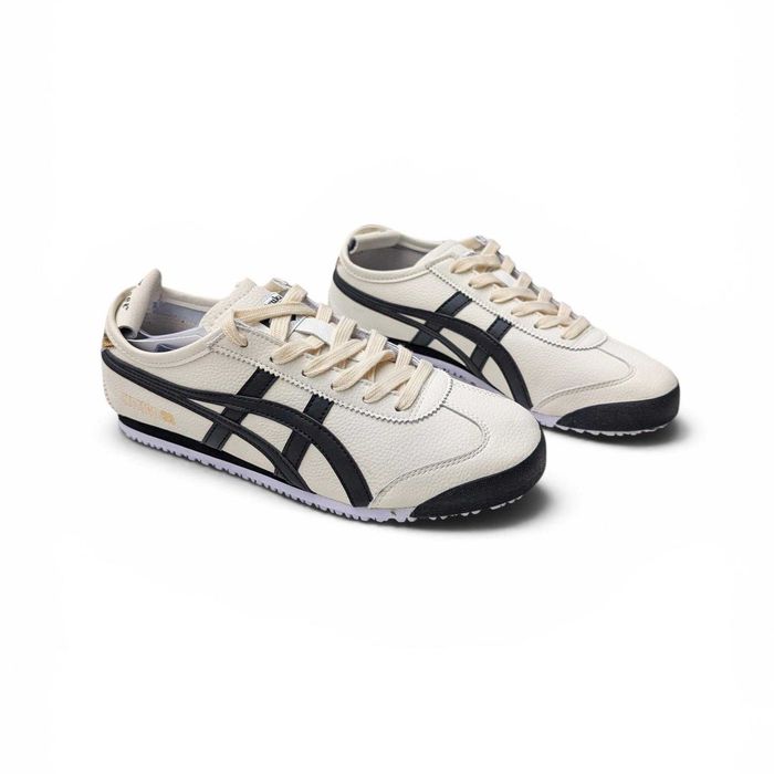 Кросівки Onitsuka Tiger Mexico 66 Cream / Шкіряні кремові кросовки (36-40)