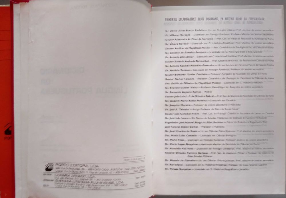 Dicionário da Língua Portuguesa - - - - - Dicionário