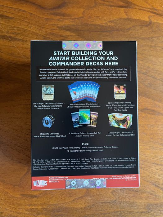 Magic The Gathering “Avatar” Commander Bundle