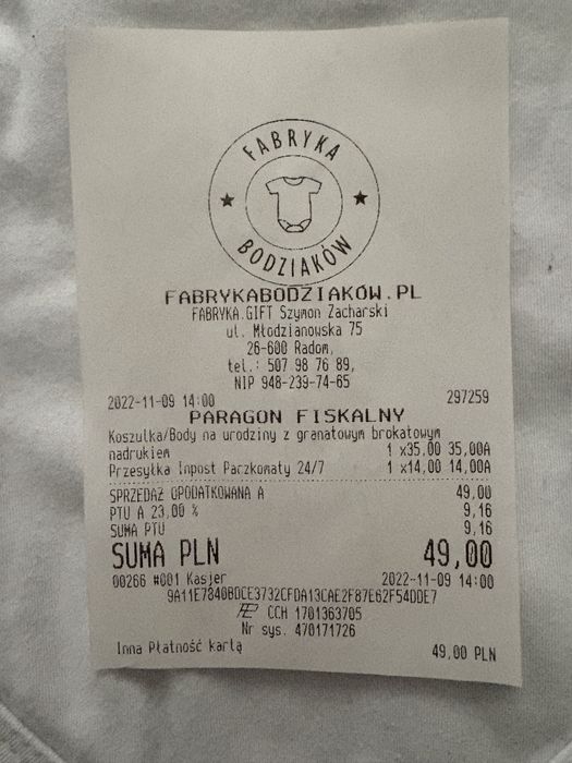Body 2 urodziny Tomek