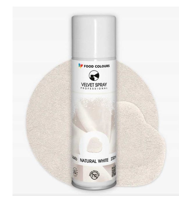 Zamsz barwnik spożywczy do monoporcji biały 100ml foods colours