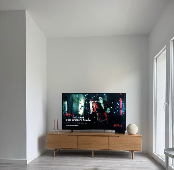 Movel de Tv de madeira Treveris - castanho